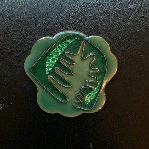 Vintage Enamel Brooch Made in Israel